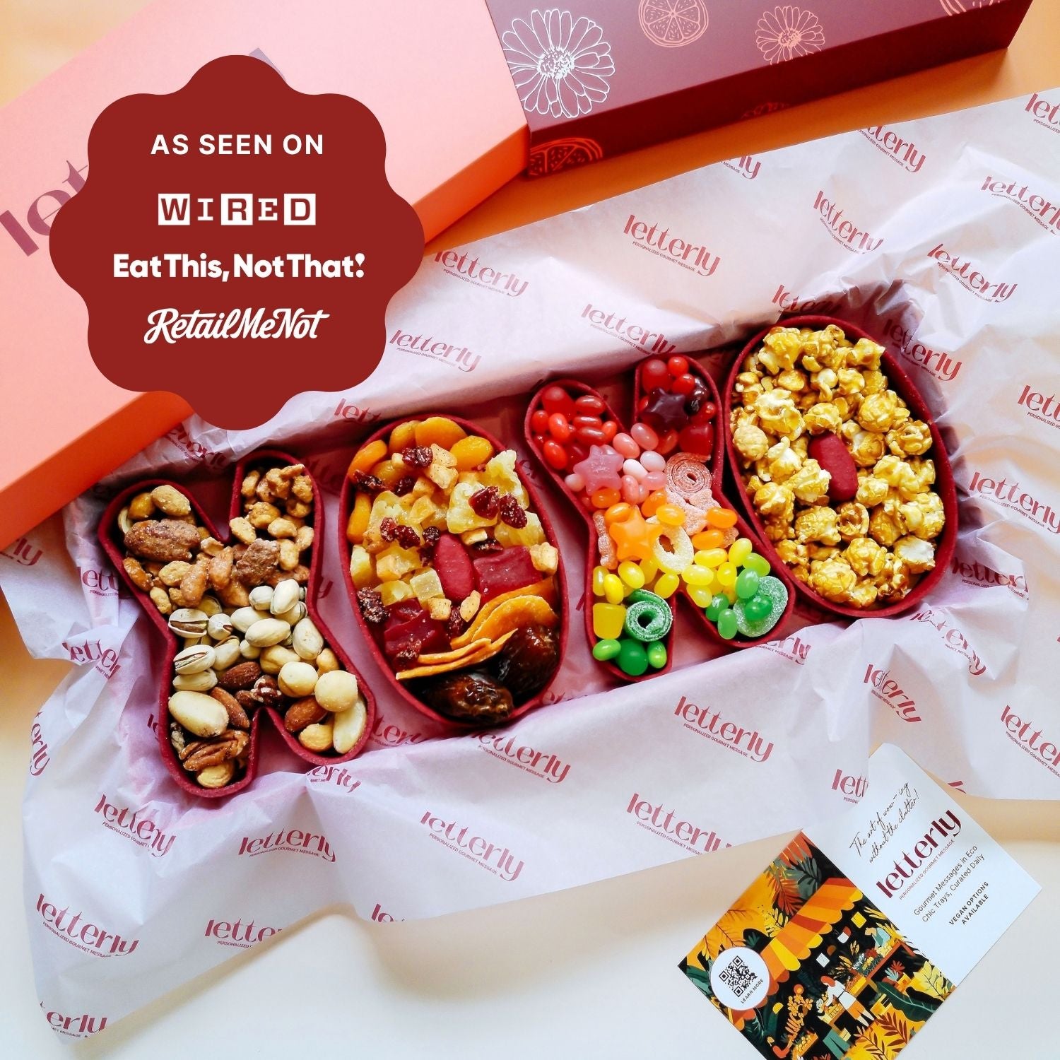 XOXO Gourmet Gift Box: Premium Edible Gift with Heartfelt Flair
