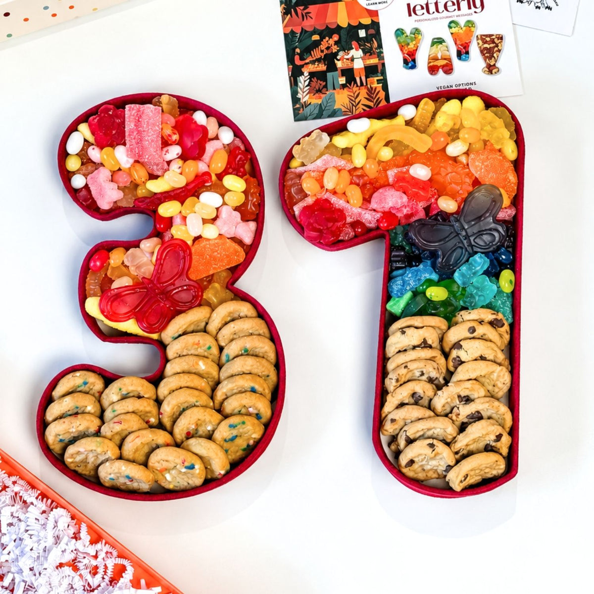 Double-Digit Gourmet Gift Box: Premium Milestone Number Set