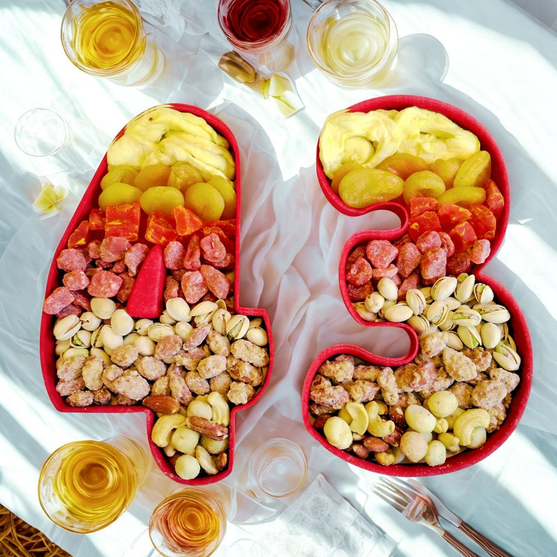 Double-Digit Gourmet Gift Box: Premium Milestone Number Set