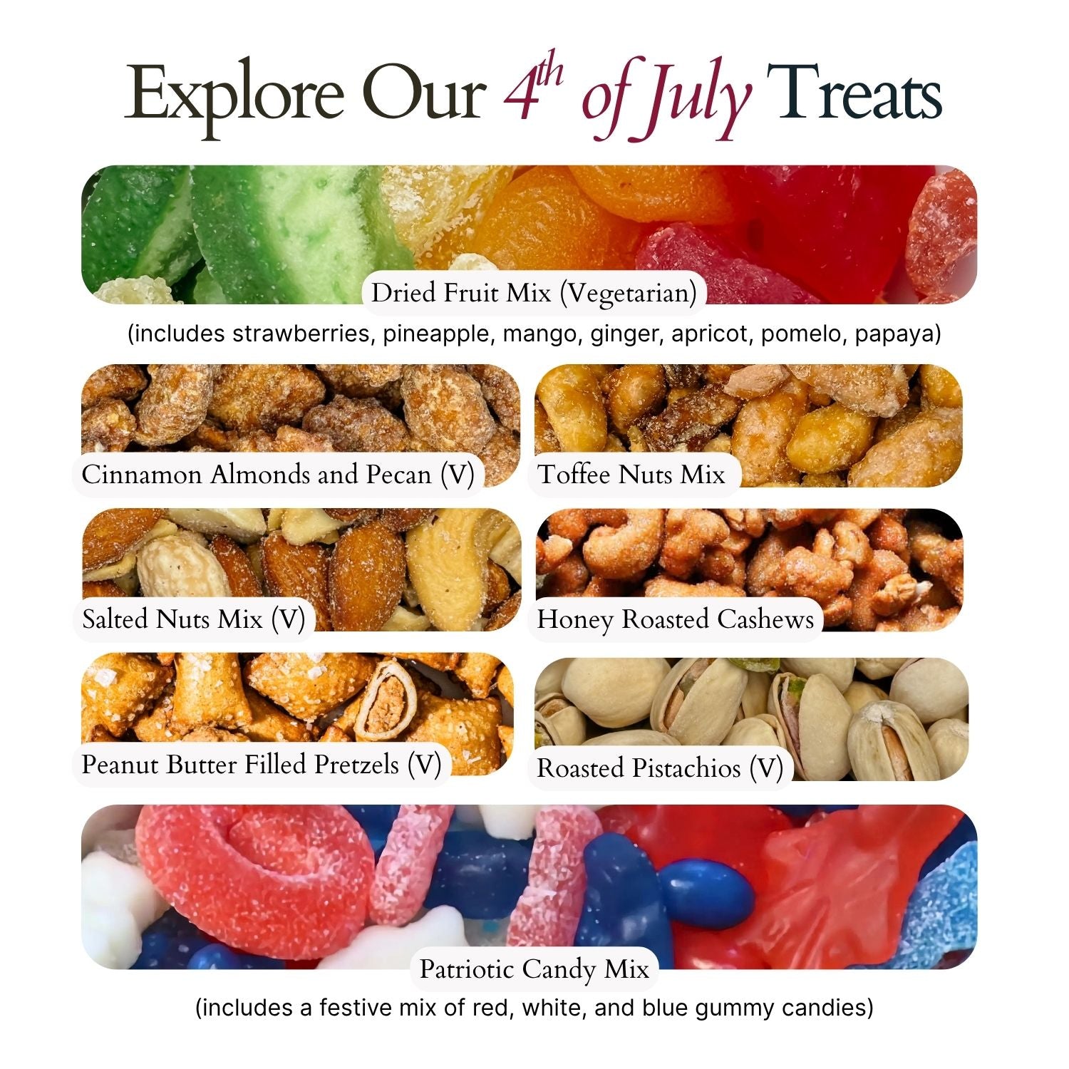 4TH of July Gourmet Gift Tray