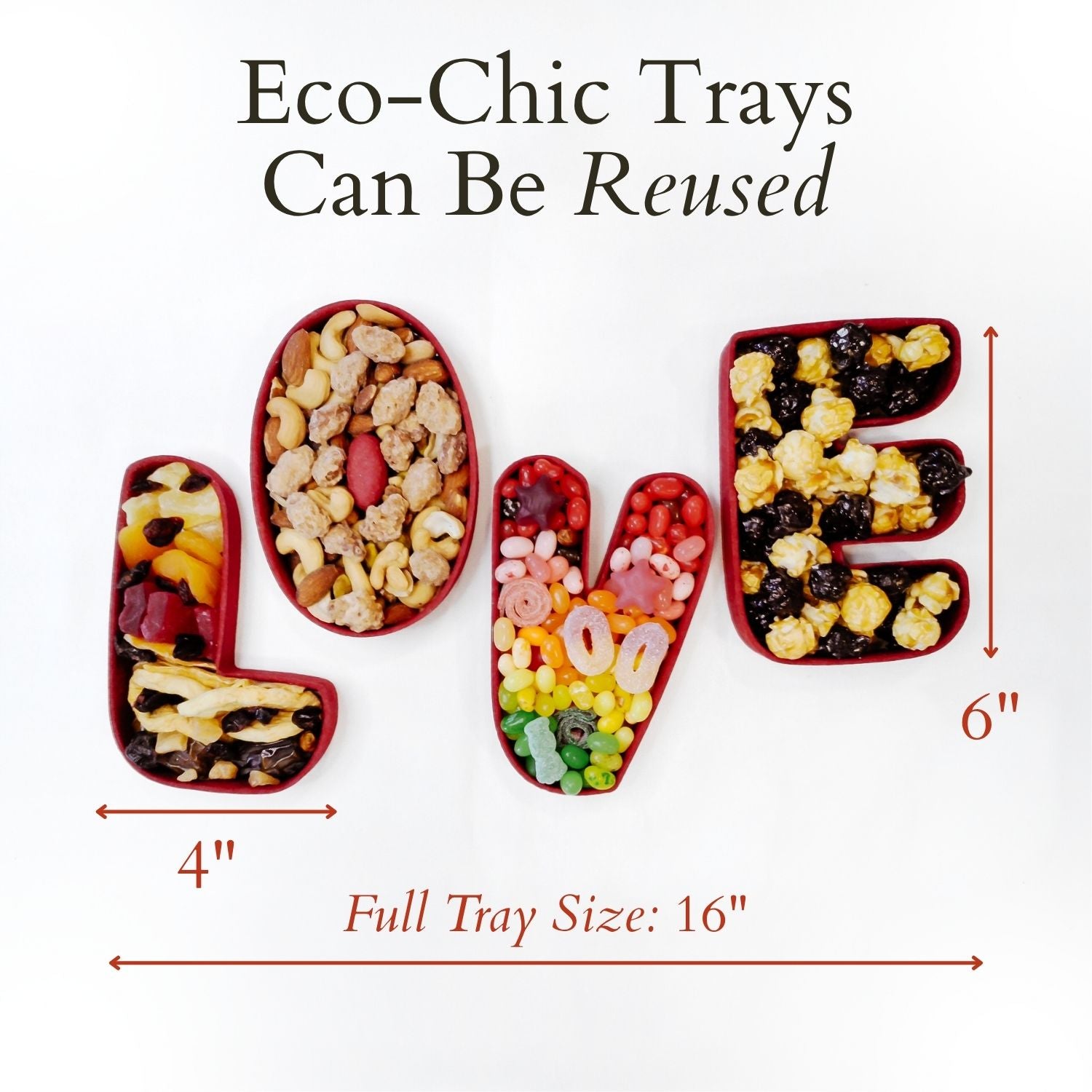 LOVE Gourmet Gift Box: Edible Letters Filled with Artisanal Treat