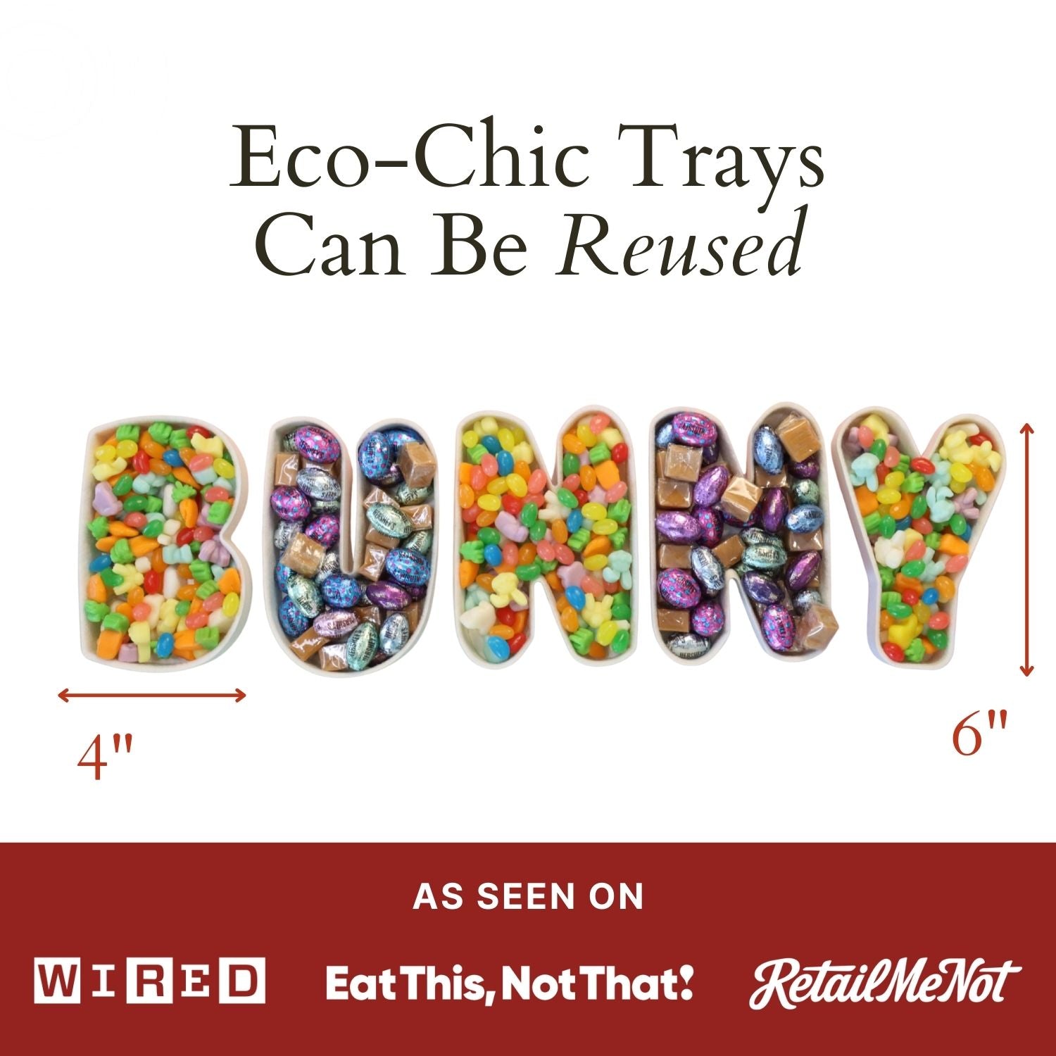 BUNNY Gourmet Easter Tray