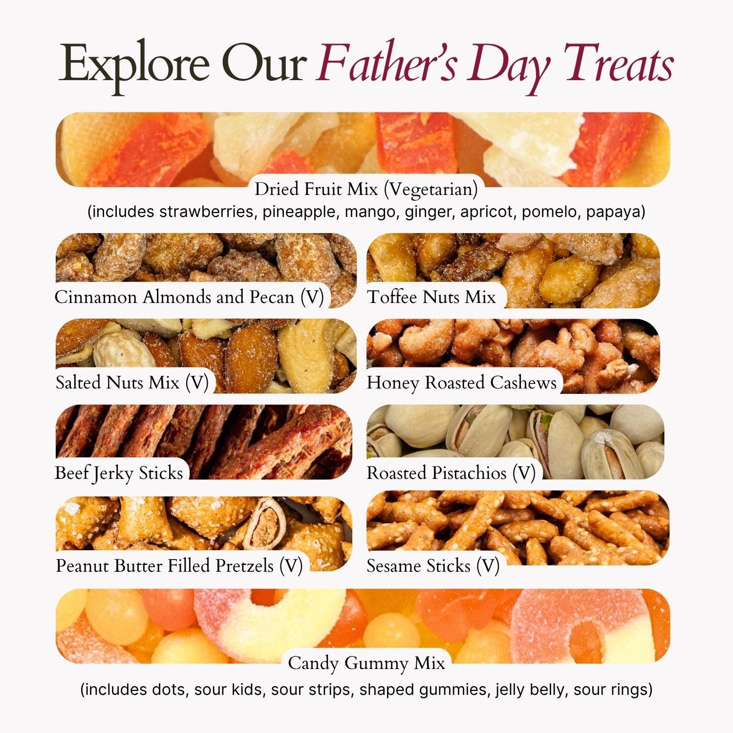 FATHER Gourmet Father's Day Tray