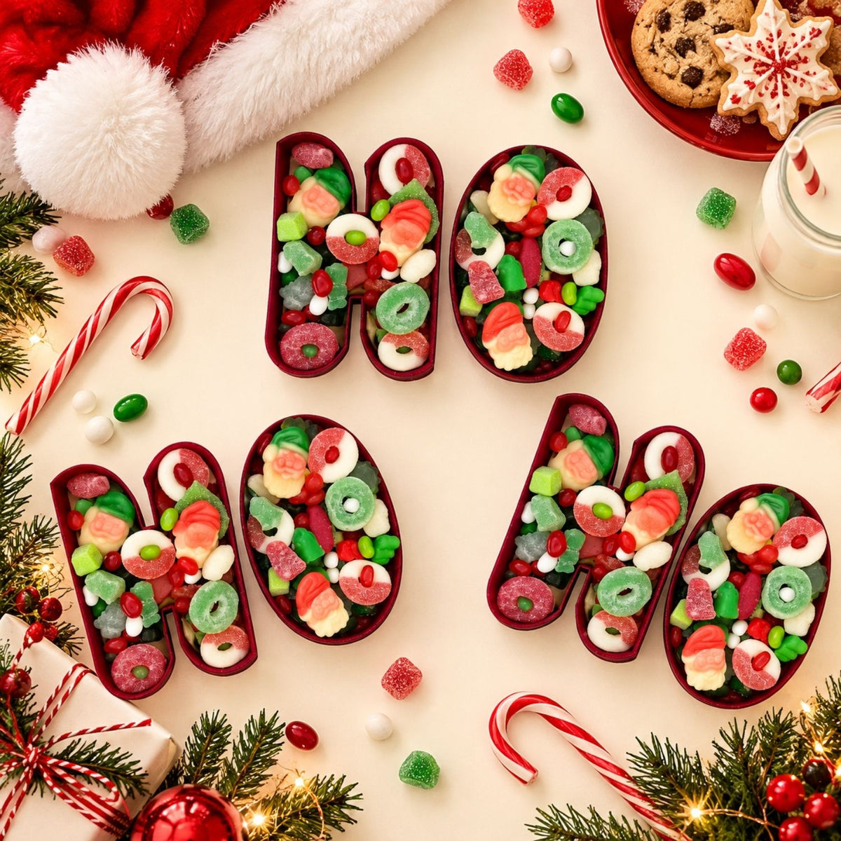Merry Christmas HO HO HO Gourmet Gift Box