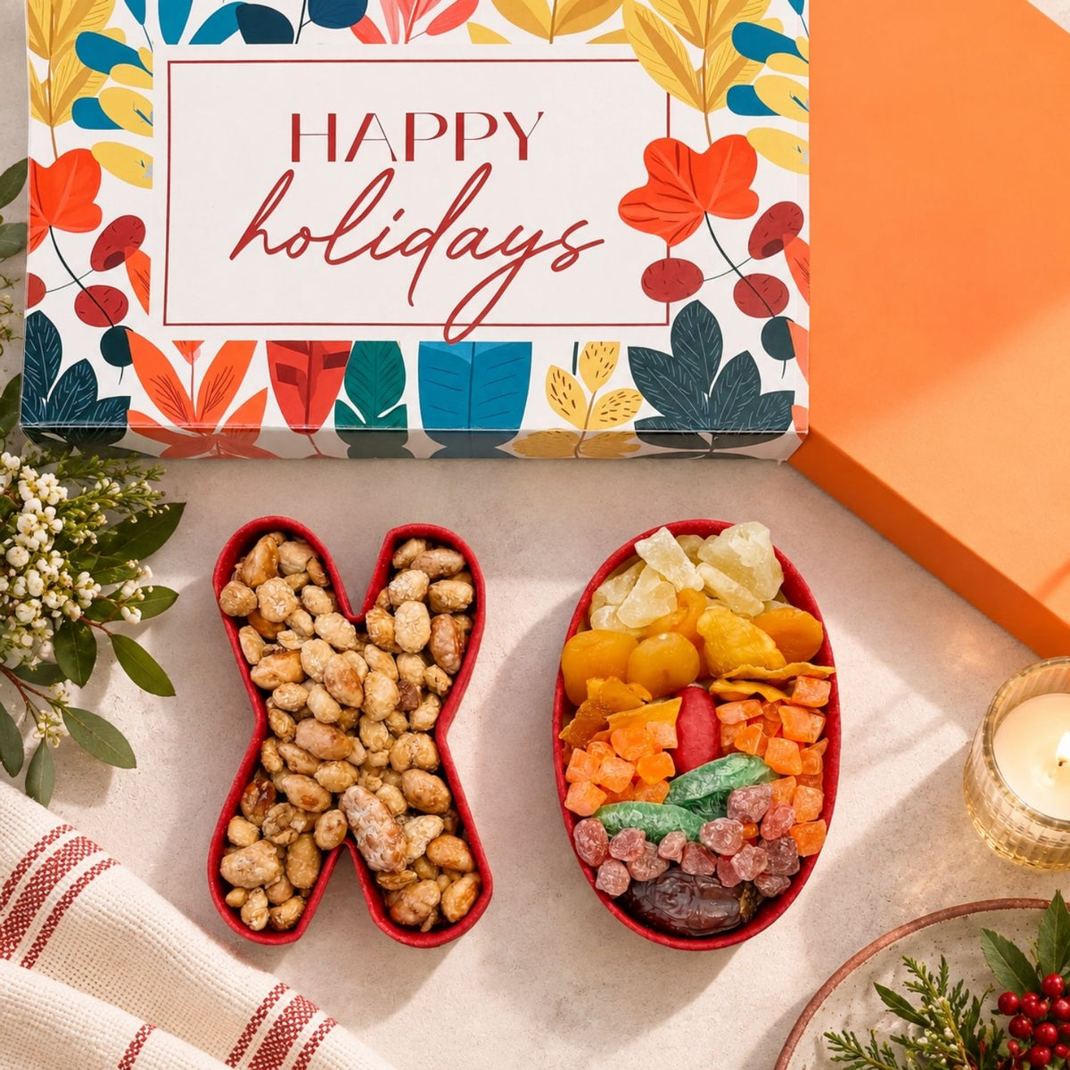Happy Holidays XO Gourmet Gift Box