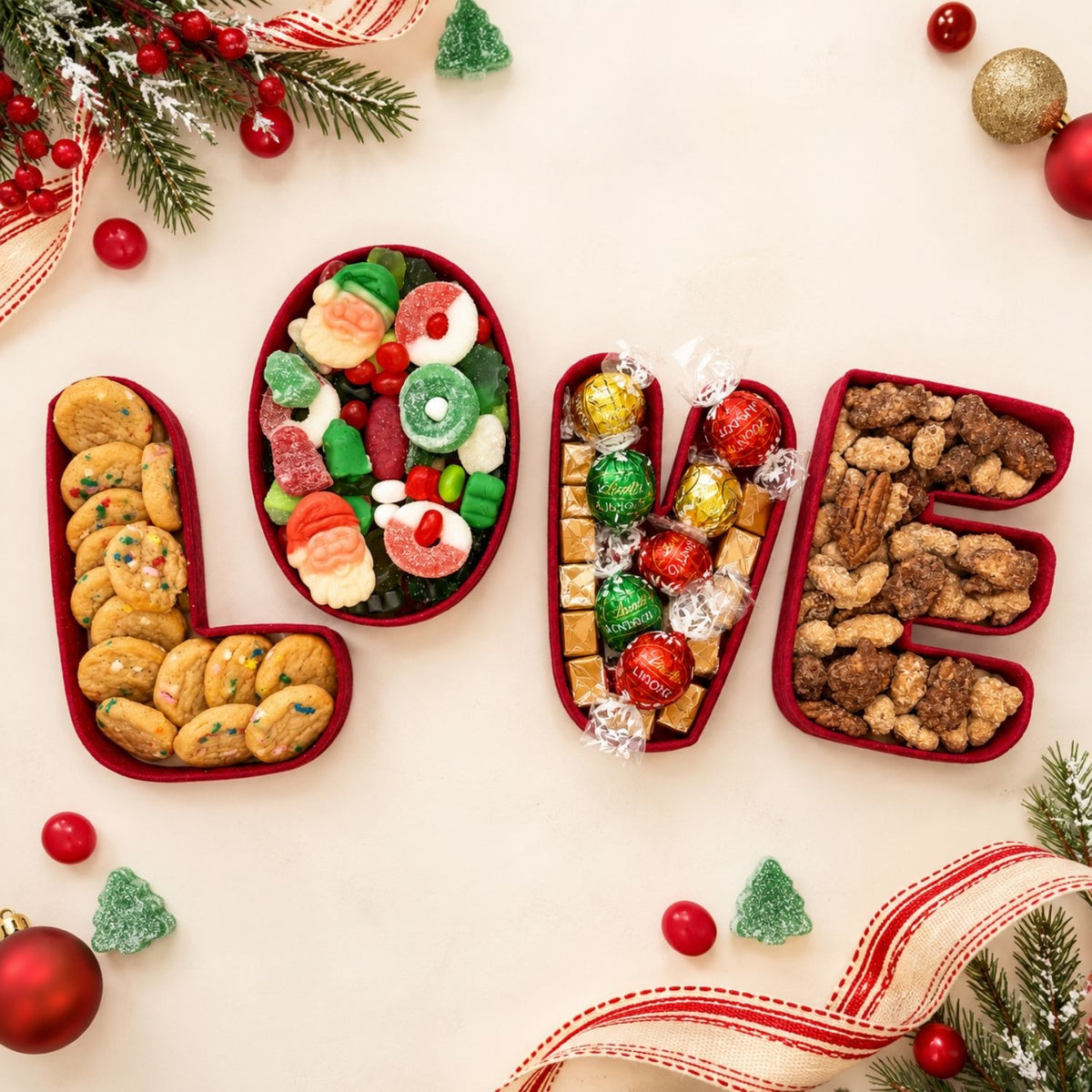 Merry Christmas LOVE Gourmet Gift Box