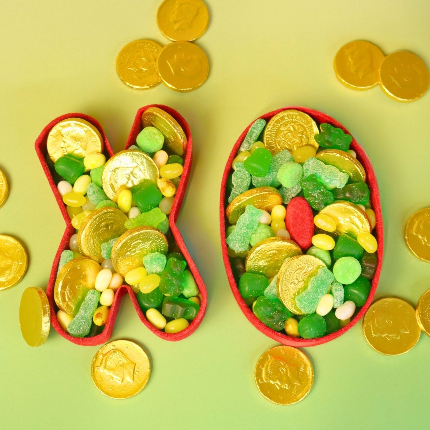 St. Patrick’s Day XO Gourmet Gift Box – Festive Green & Gold Treats