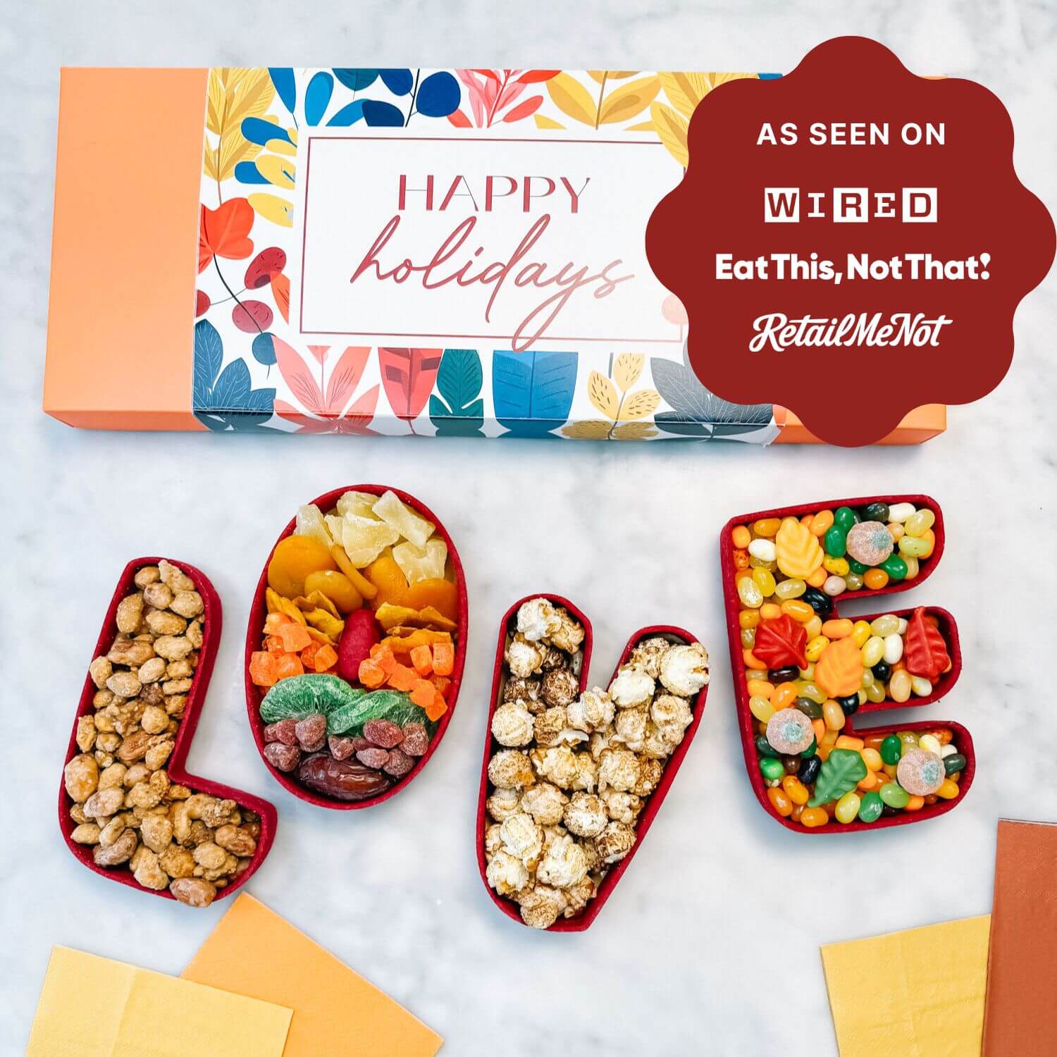 Happy Holidays LOVE Gourmet Gift Box